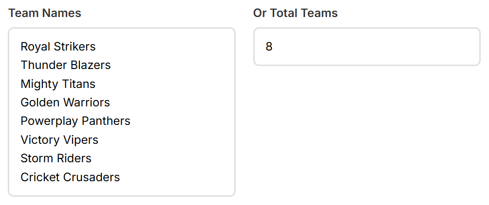 Double Elimination Bracket
