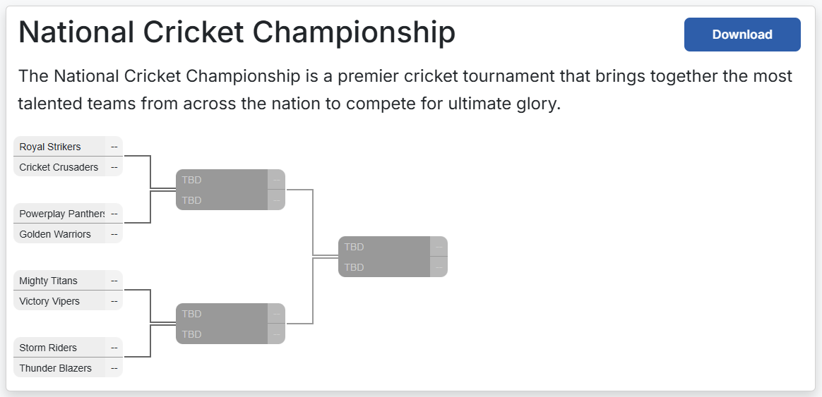 Round Robin Tournament